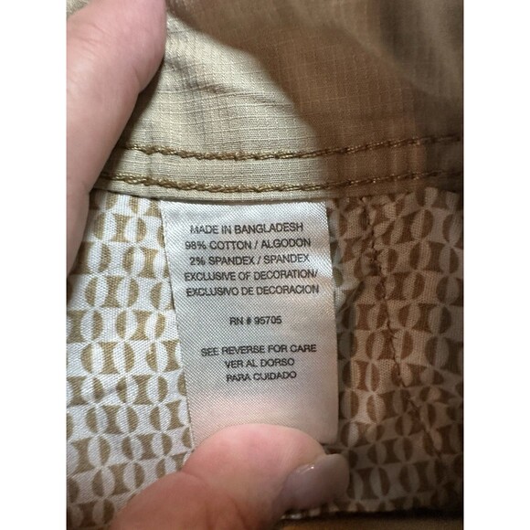 Iron Co Men's Multi Pocket Cargo Shorts Size 32 Beige - Picture 11 of 14